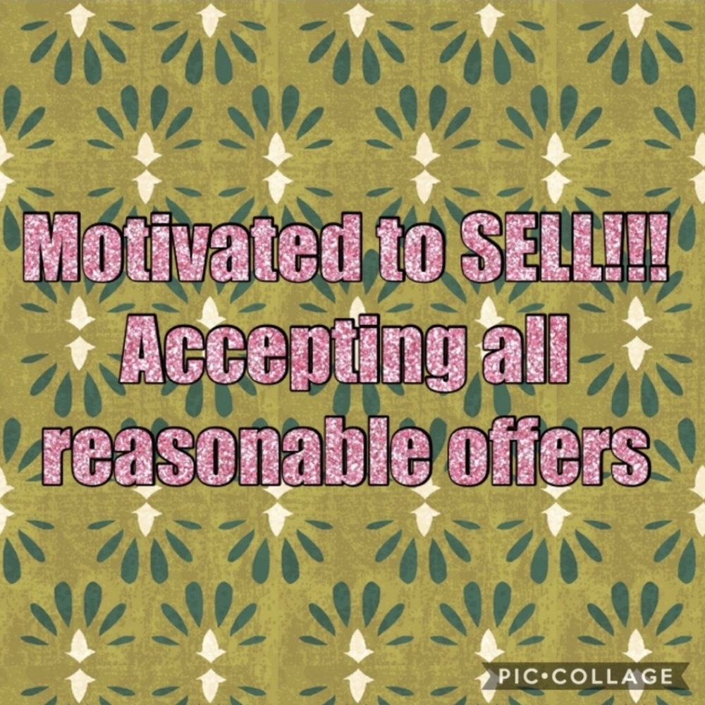 Accepting all reasonable offers!